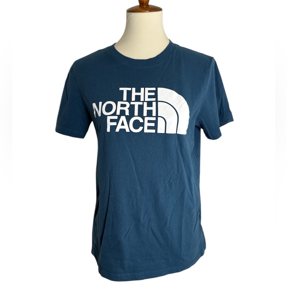 The North Face Women Half Dome Blue T-Shirt Small